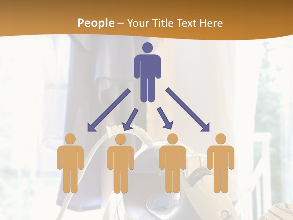 Wire White Cleaners PowerPoint Template