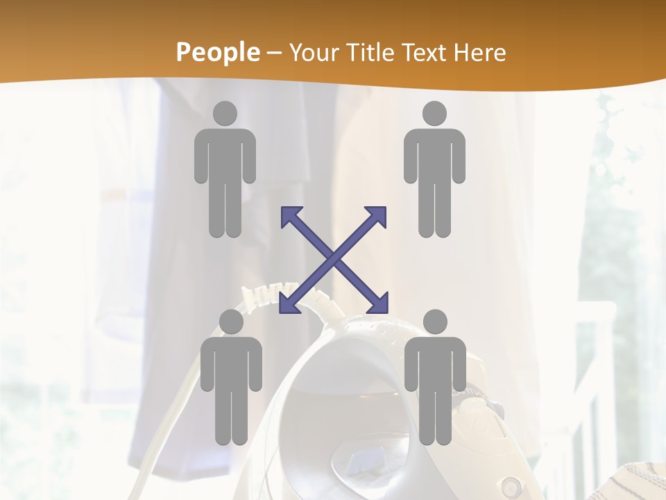 Wire White Cleaners PowerPoint Template