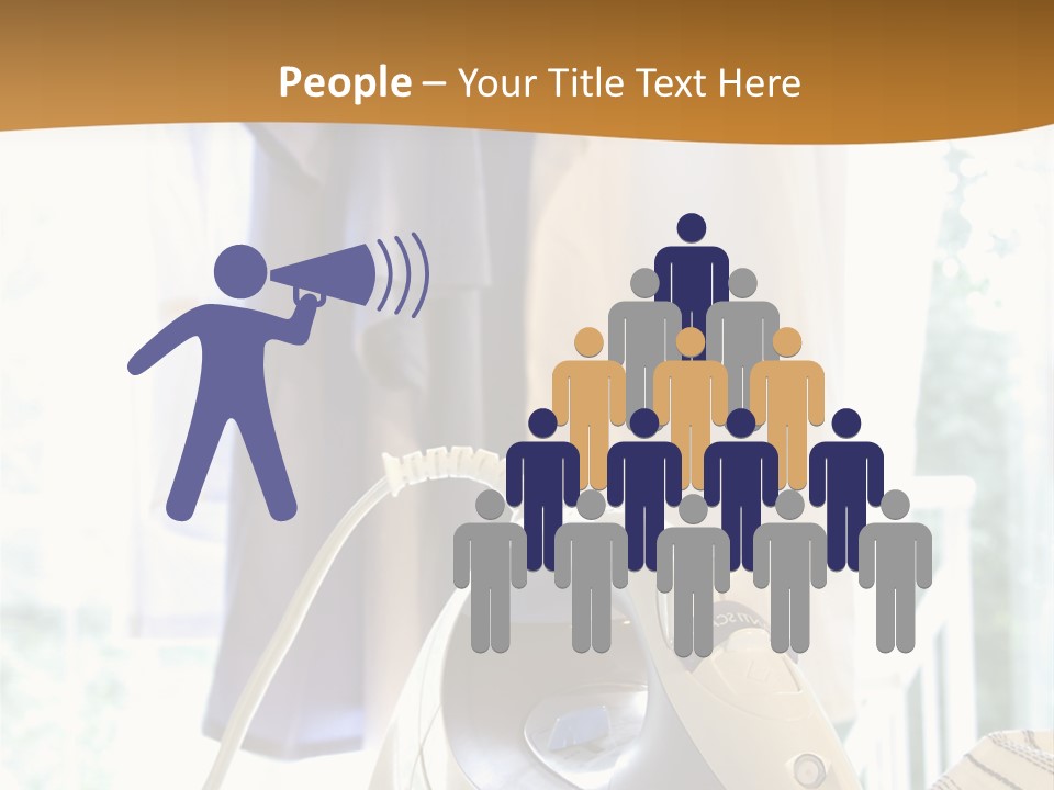 Wire White Cleaners PowerPoint Template