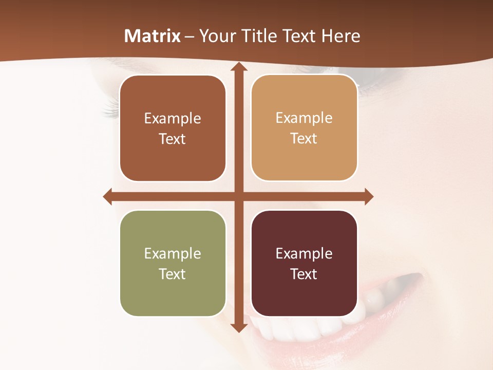 Blonde Flower Healthcare PowerPoint Template