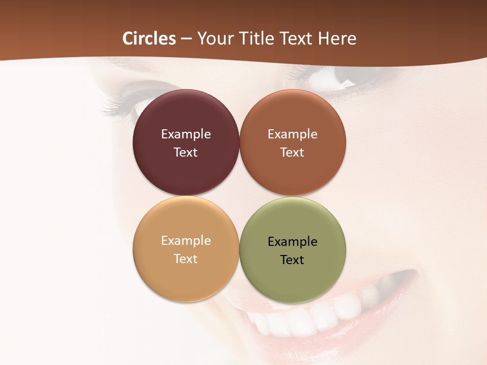 Blonde Flower Healthcare PowerPoint Template