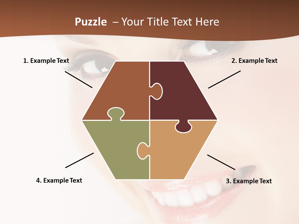 Blonde Flower Healthcare PowerPoint Template