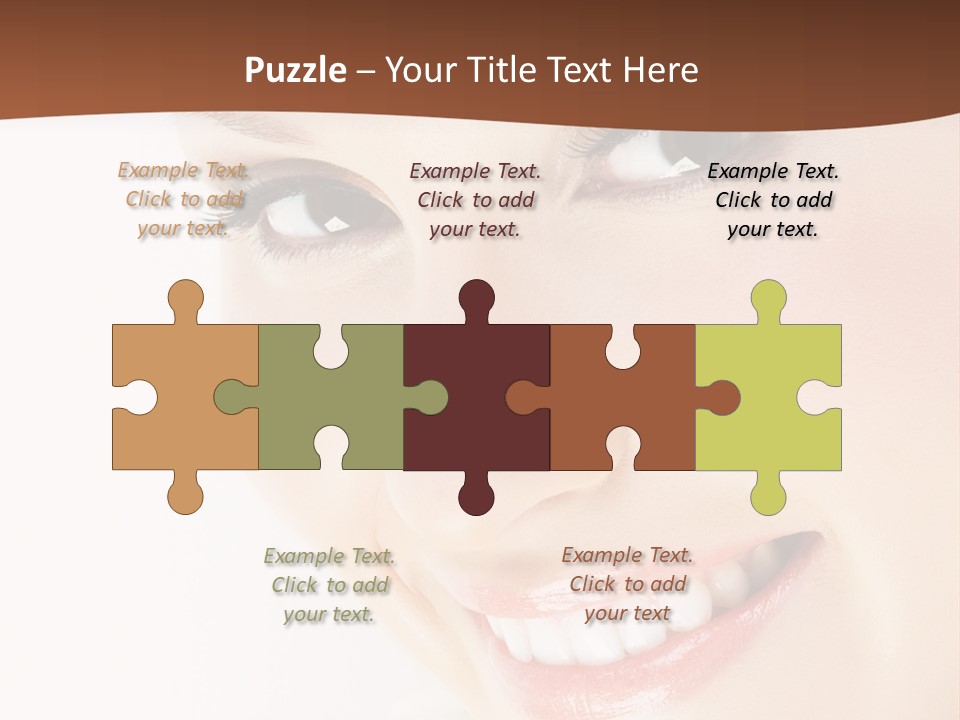 Blonde Flower Healthcare PowerPoint Template