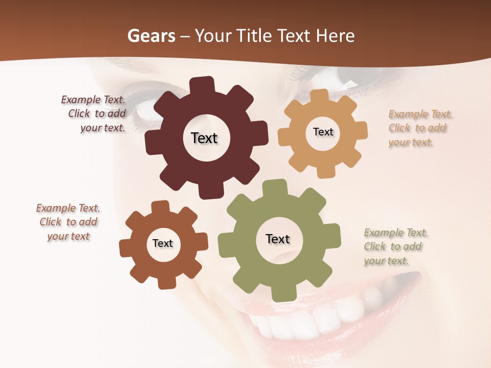 Blonde Flower Healthcare PowerPoint Template