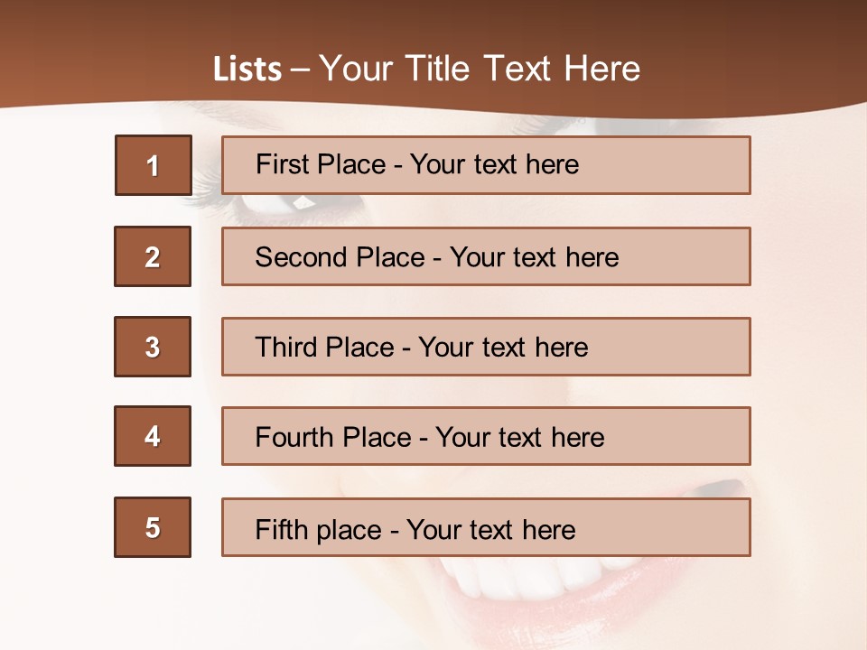 Blonde Flower Healthcare PowerPoint Template
