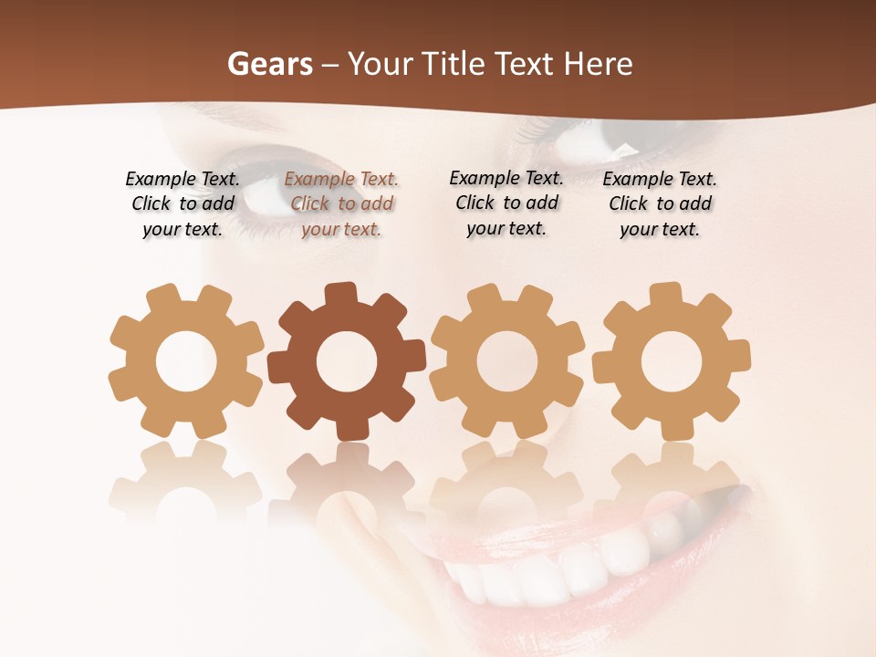 Blonde Flower Healthcare PowerPoint Template