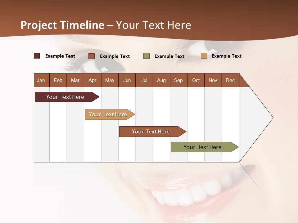 Blonde Flower Healthcare PowerPoint Template