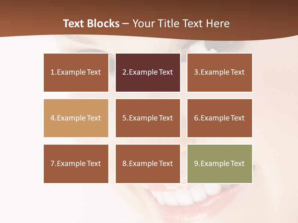 Blonde Flower Healthcare PowerPoint Template