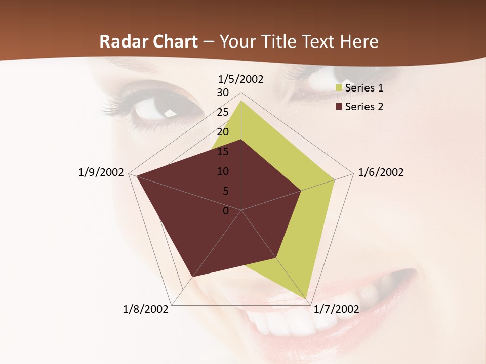 Blonde Flower Healthcare PowerPoint Template