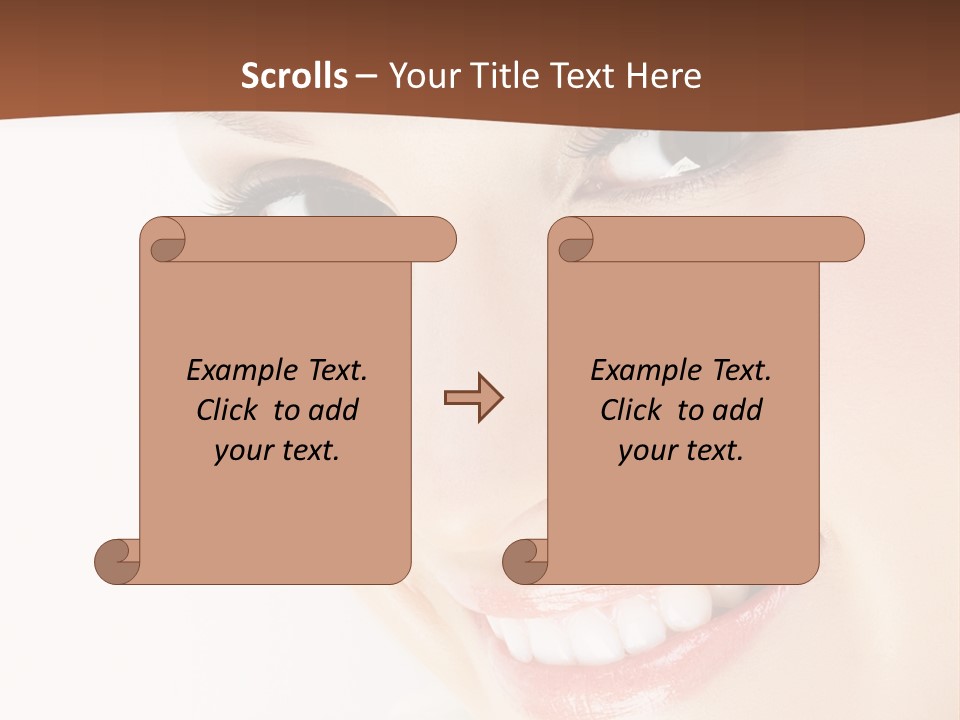 Blonde Flower Healthcare PowerPoint Template