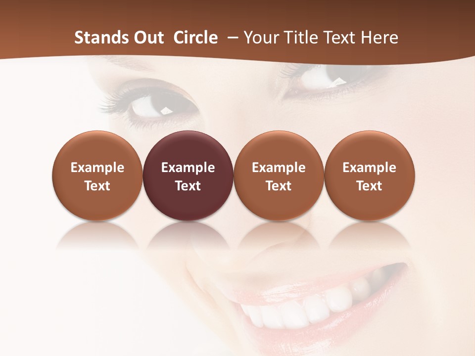 Blonde Flower Healthcare PowerPoint Template