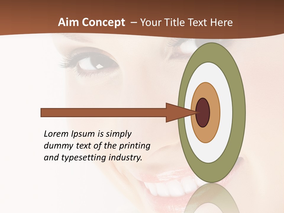 Blonde Flower Healthcare PowerPoint Template