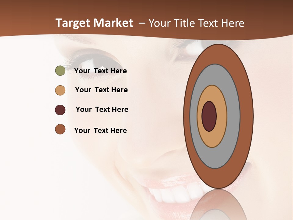 Blonde Flower Healthcare PowerPoint Template