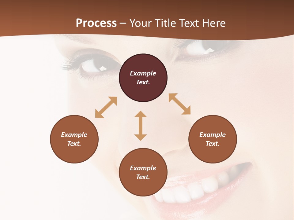 Blonde Flower Healthcare PowerPoint Template