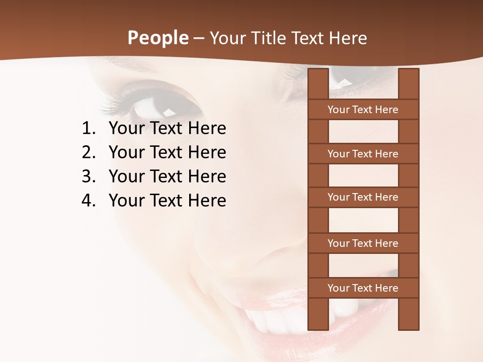 Blonde Flower Healthcare PowerPoint Template