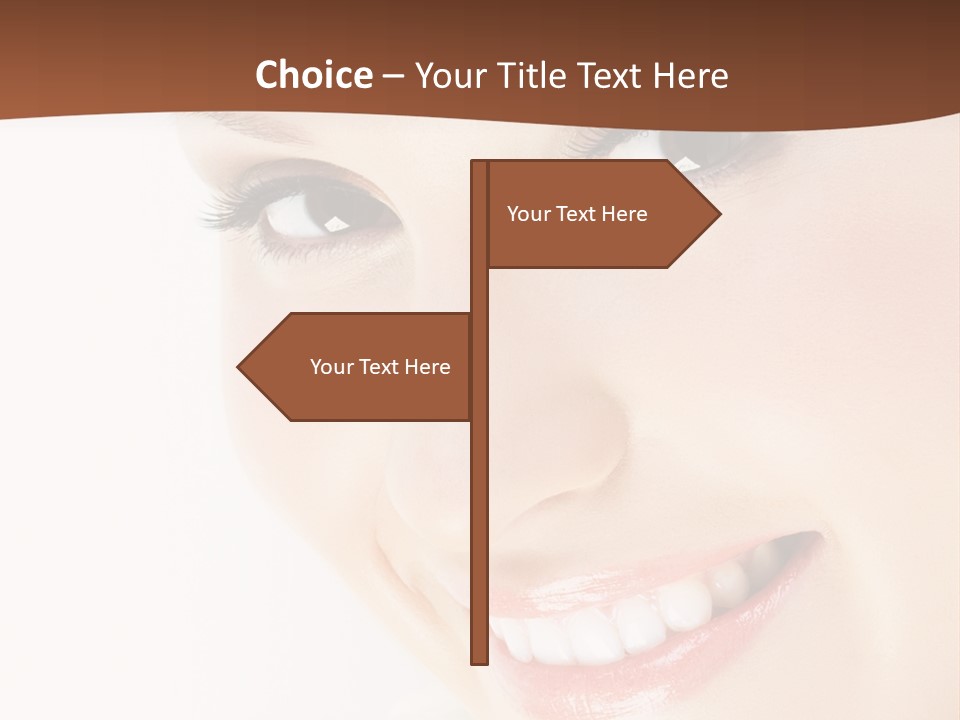 Blonde Flower Healthcare PowerPoint Template