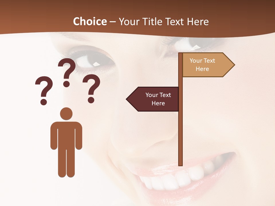 Blonde Flower Healthcare PowerPoint Template