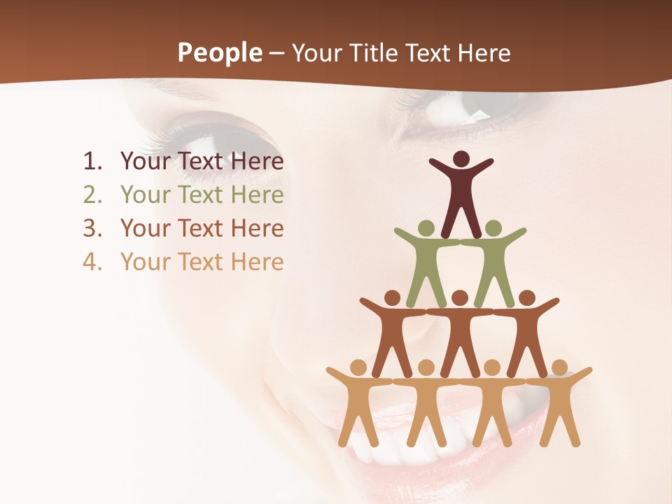 Blonde Flower Healthcare PowerPoint Template