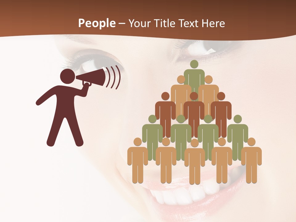 Blonde Flower Healthcare PowerPoint Template