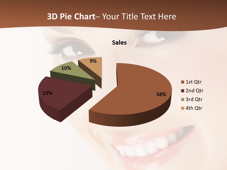 Blonde Flower Healthcare PowerPoint Template