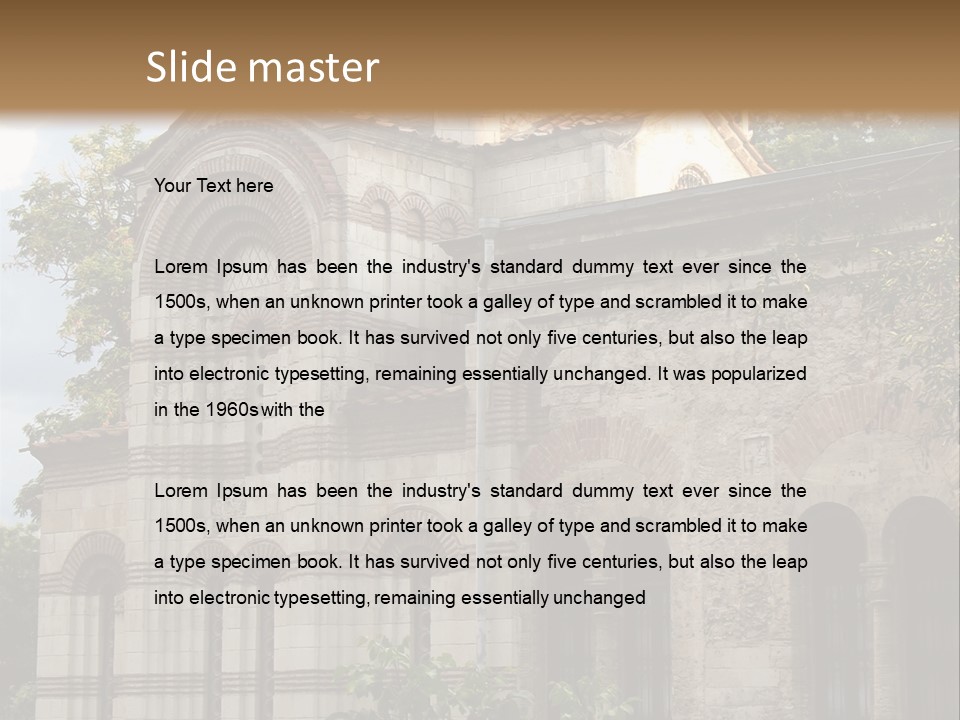 Dome Orthodox Religion PowerPoint Template