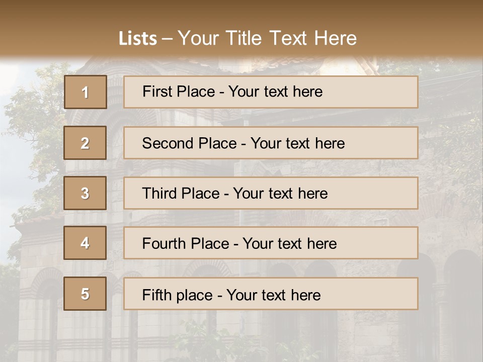 Dome Orthodox Religion PowerPoint Template