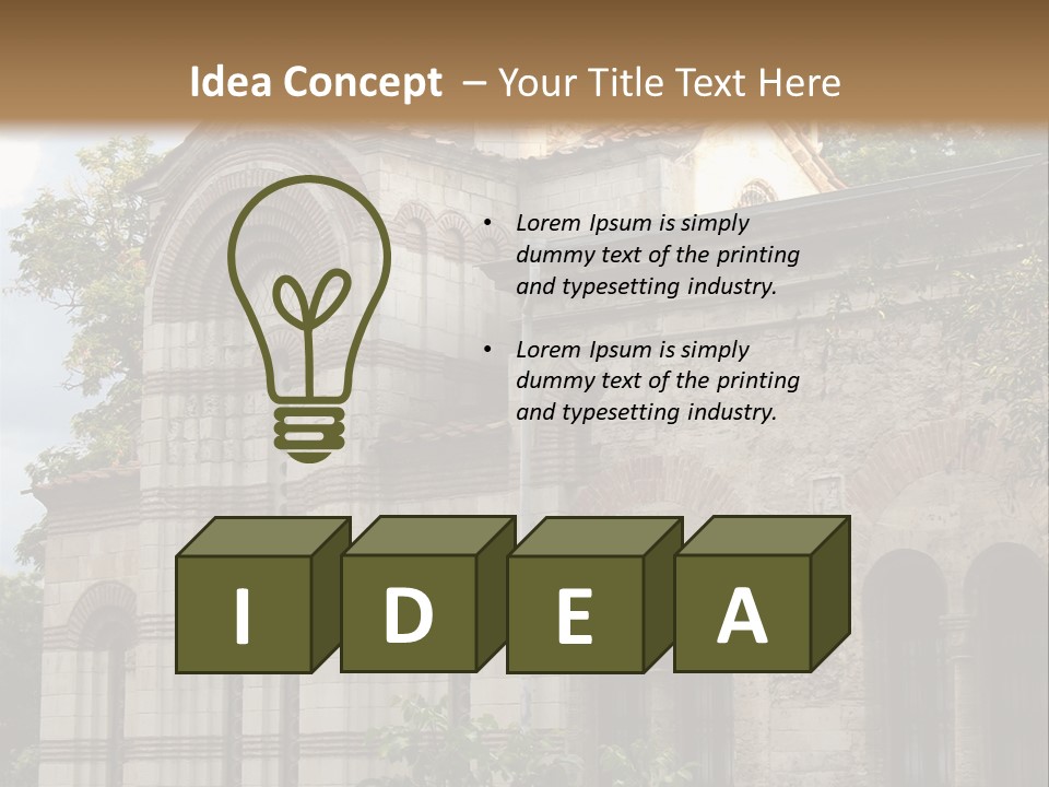 Dome Orthodox Religion PowerPoint Template