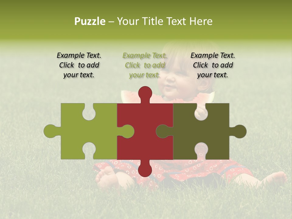 Dress Barefoot Summer PowerPoint Template