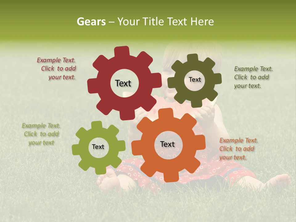 Dress Barefoot Summer PowerPoint Template