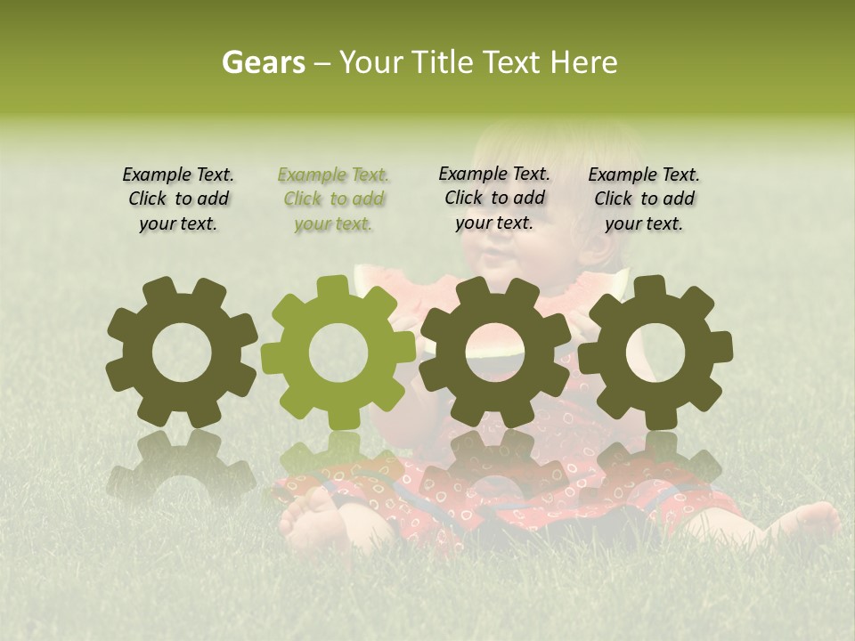 Dress Barefoot Summer PowerPoint Template