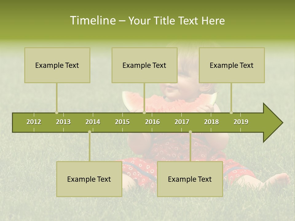 Dress Barefoot Summer PowerPoint Template