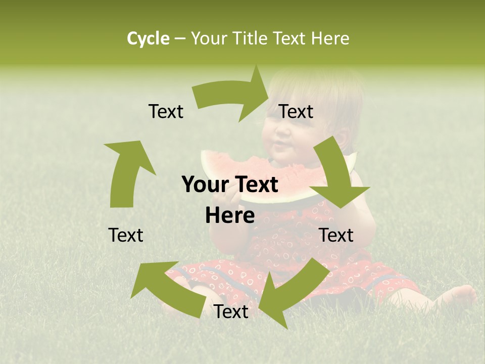 Dress Barefoot Summer PowerPoint Template