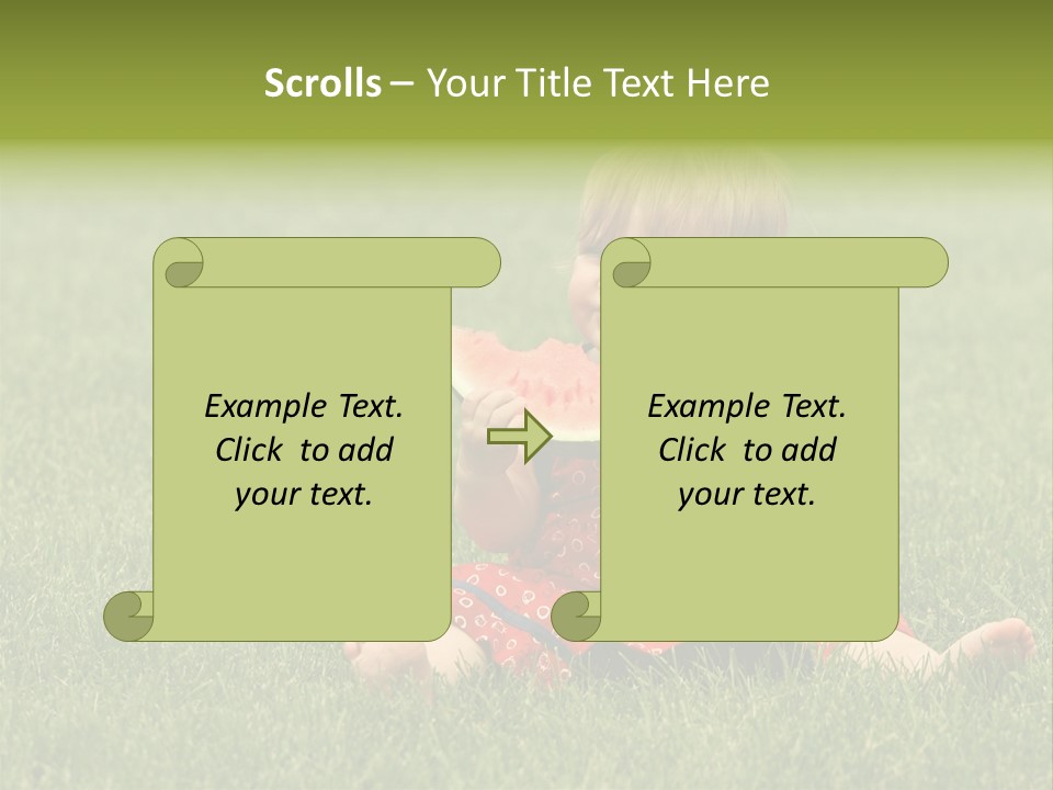 Dress Barefoot Summer PowerPoint Template