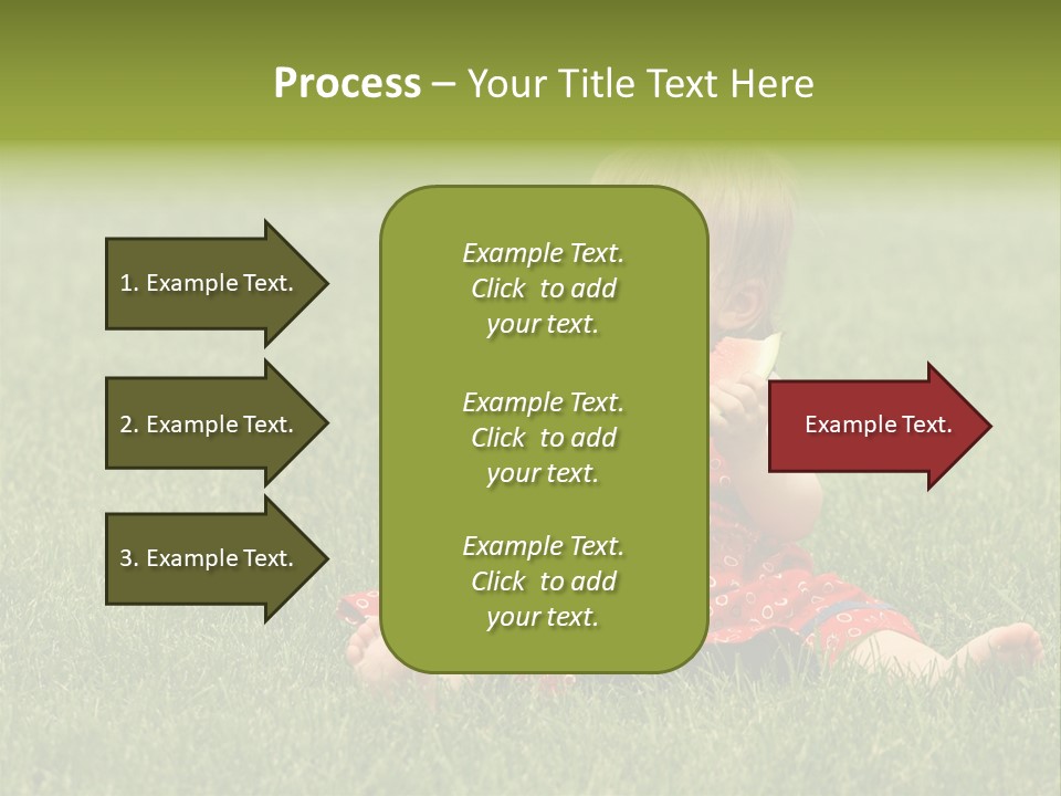 Dress Barefoot Summer PowerPoint Template
