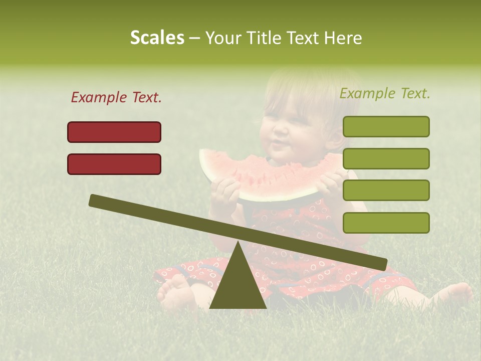 Dress Barefoot Summer PowerPoint Template