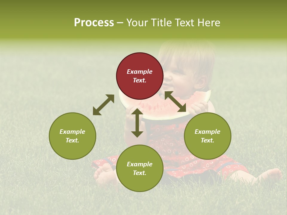 Dress Barefoot Summer PowerPoint Template