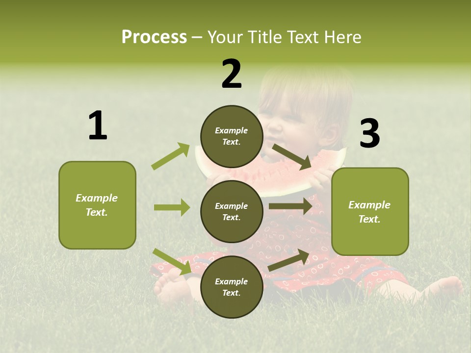 Dress Barefoot Summer PowerPoint Template