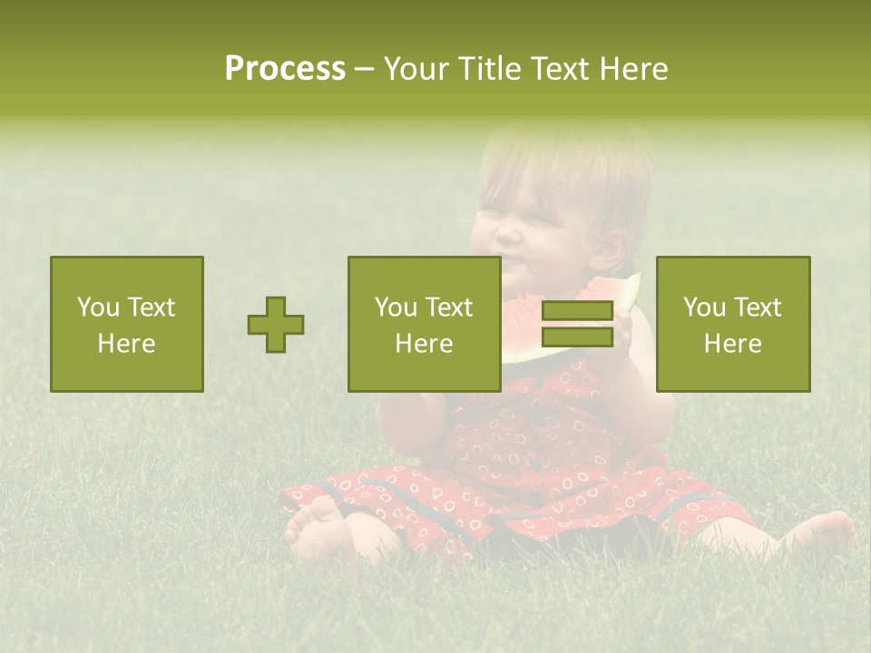 Dress Barefoot Summer PowerPoint Template