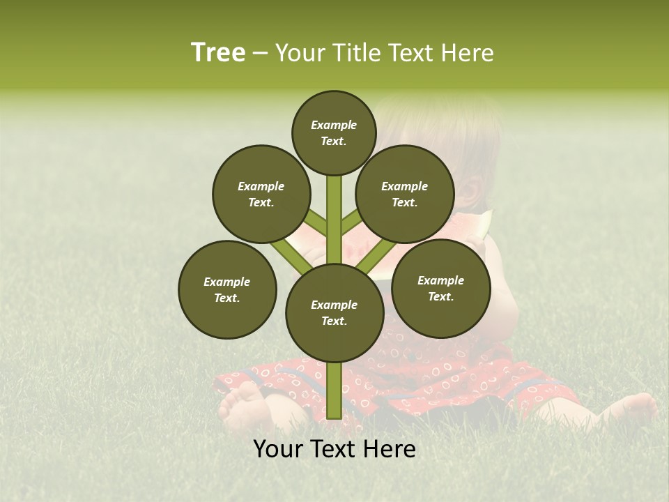 Dress Barefoot Summer PowerPoint Template