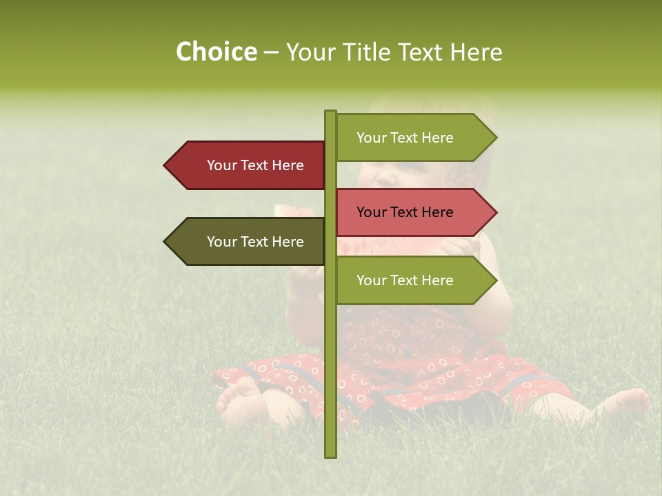 Dress Barefoot Summer PowerPoint Template