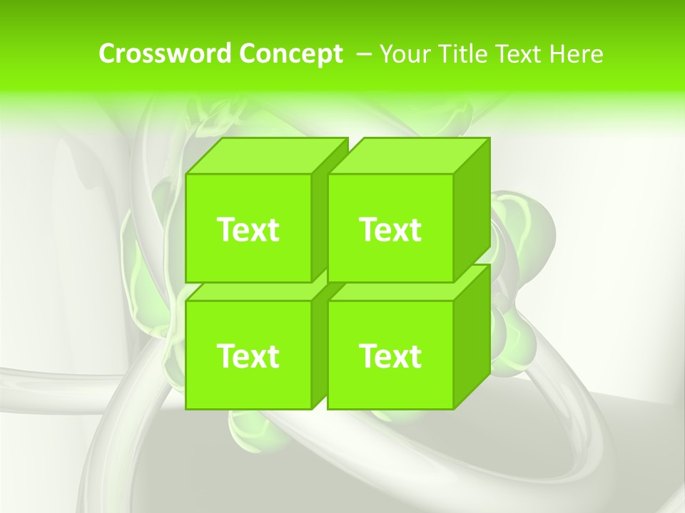 Rendering Green Idea PowerPoint Template