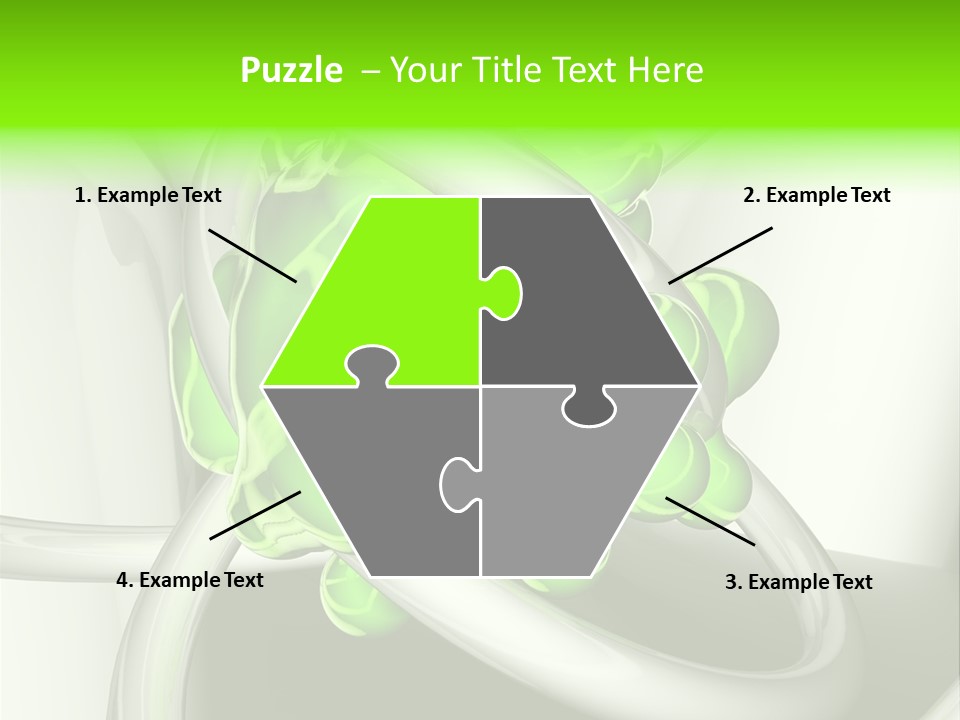 Rendering Green Idea PowerPoint Template