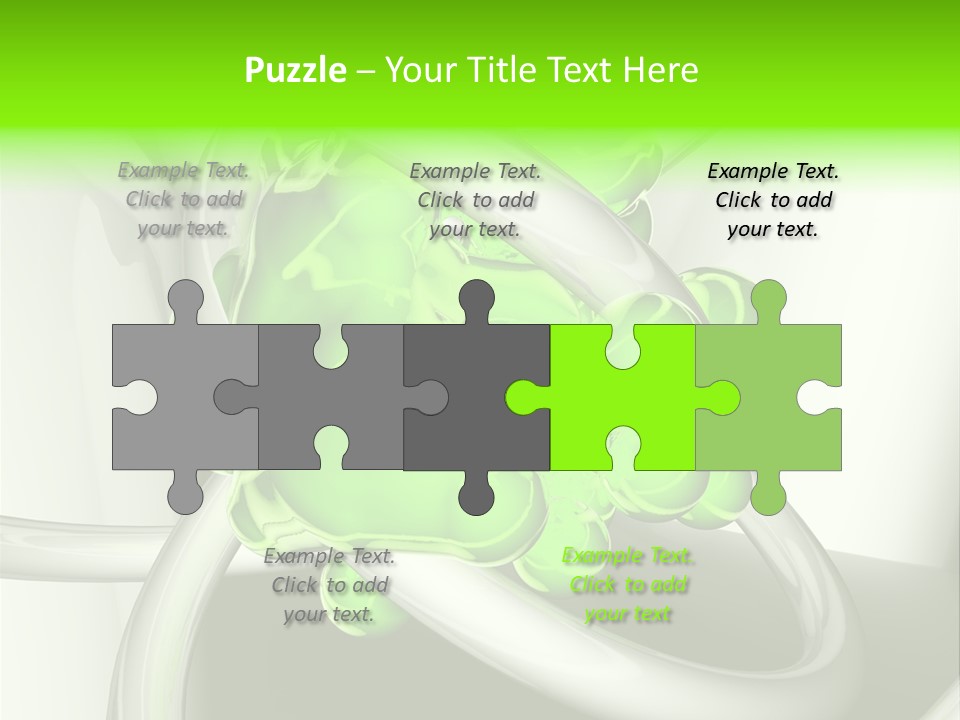 Rendering Green Idea PowerPoint Template