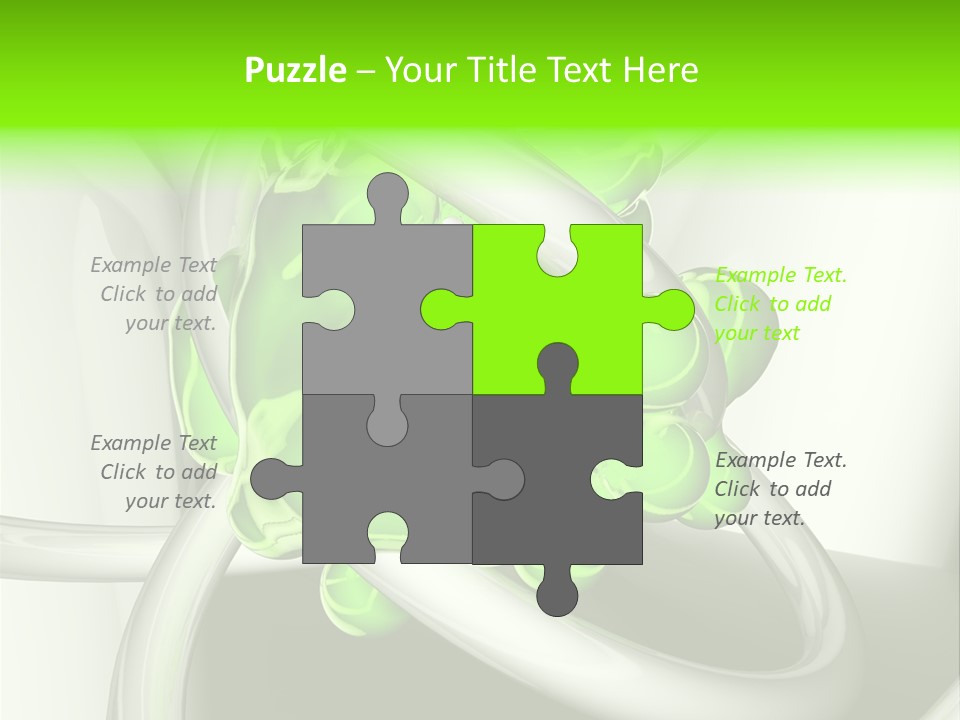 Rendering Green Idea PowerPoint Template