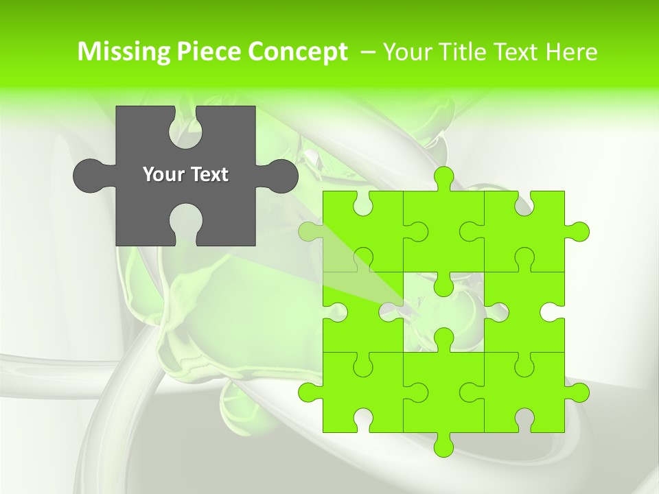 Rendering Green Idea PowerPoint Template