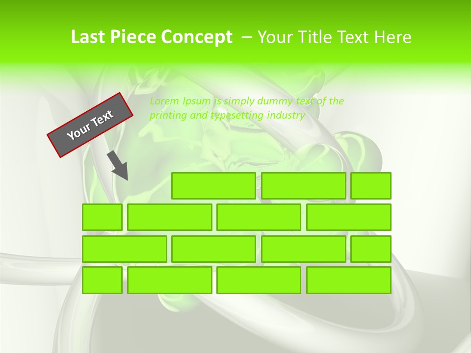 Rendering Green Idea PowerPoint Template