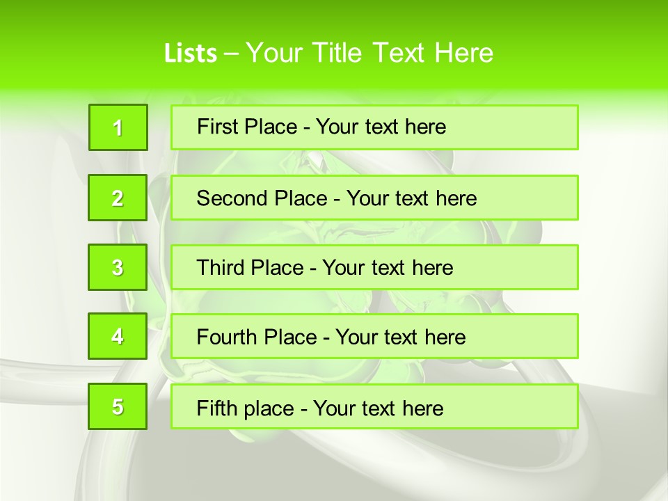 Rendering Green Idea PowerPoint Template