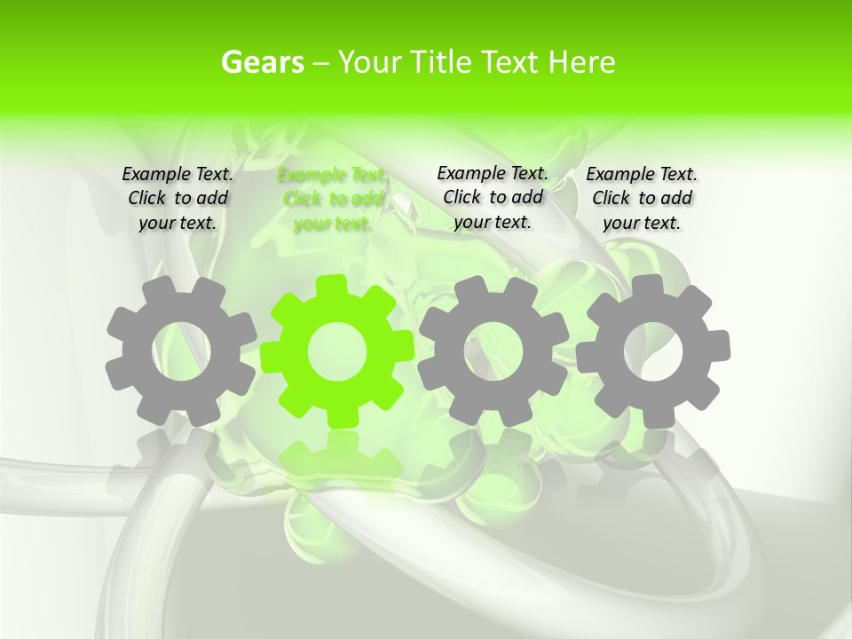 Rendering Green Idea PowerPoint Template