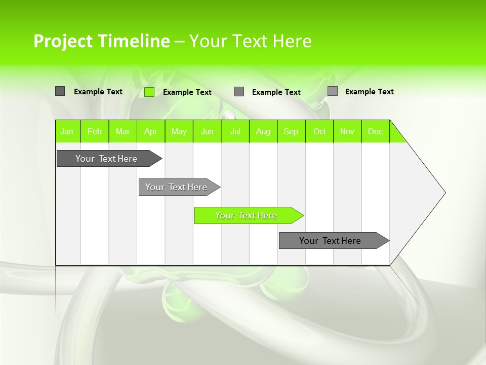 Rendering Green Idea PowerPoint Template