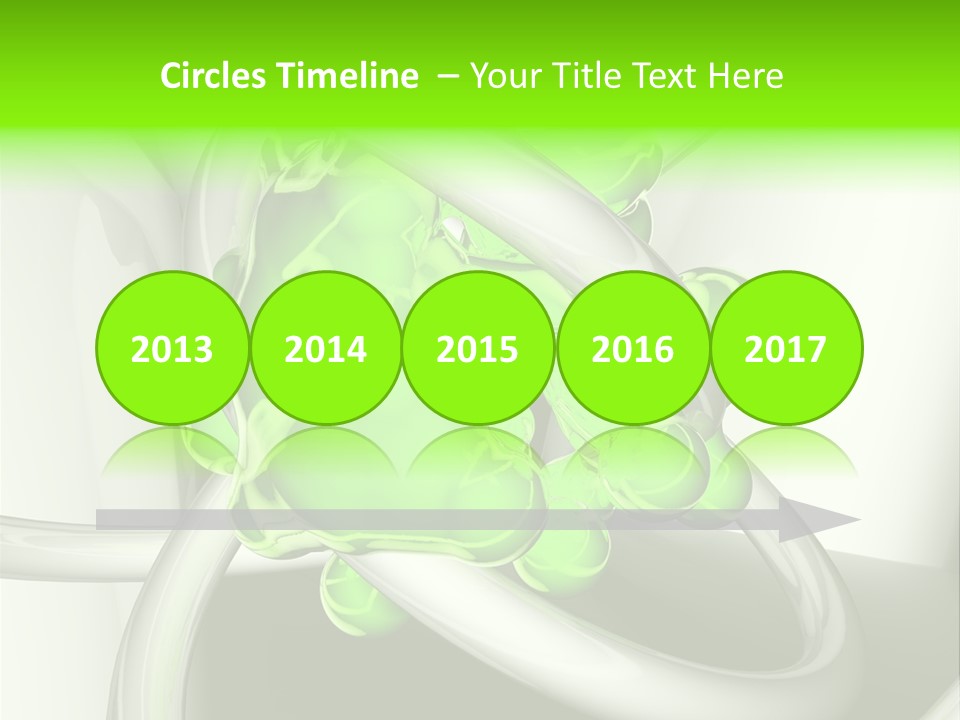 Rendering Green Idea PowerPoint Template